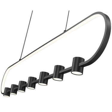 Z-Lite Saros 7 Light Linear Chandelier image 3