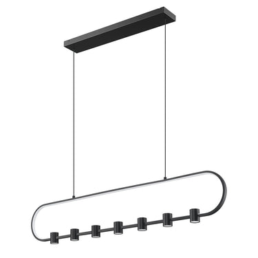 Z-Lite Saros 7 Light Linear Chandelier image 4