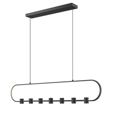 Z-Lite Saros 7 Light Linear Chandelier image