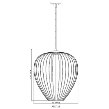 Z-Lite Savanti 1 Light Pendant image 7