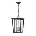 Z-Lite Seoul 2 Light Outdoor Chain Mount Ceiling Fixture image 1