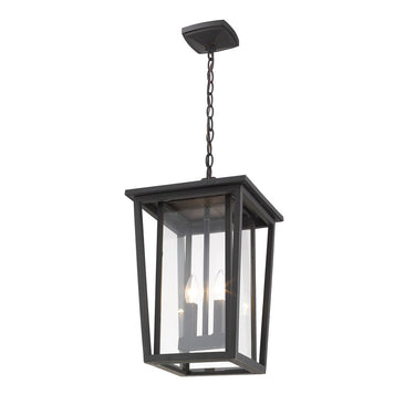 Z-Lite Seoul 2 Light Outdoor Chain Mount Ceiling Fixture image 3