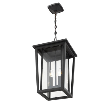 Z-Lite Seoul 2 Light Outdoor Chain Mount Ceiling Fixture image 4