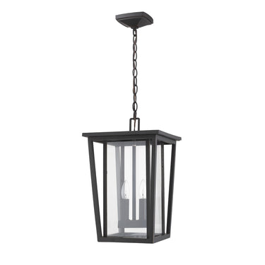 Z-Lite Seoul 2 Light Outdoor Chain Mount Ceiling Fixture image 9