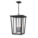 Z-Lite Seoul 3 Light Outdoor Chain Mount Ceiling Fixture image 1