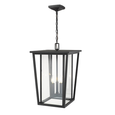 Z-Lite Seoul 3 Light Outdoor Chain Mount Ceiling Fixture image 4