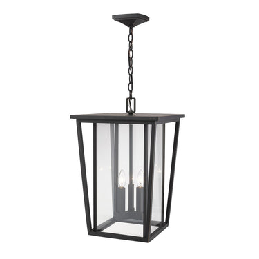 Z-Lite Seoul 3 Light Outdoor Chain Mount Ceiling Fixture image 5