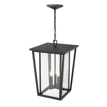 Z-Lite Seoul 3 Light Outdoor Chain Mount Ceiling Fixture image 6