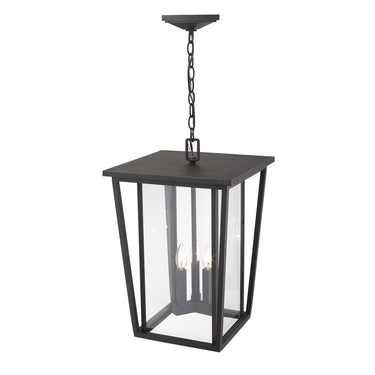Z-Lite Seoul 3 Light Outdoor Chain Mount Ceiling Fixture image 7