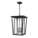Z-Lite Seoul 3 Light Outdoor Chain Mount Ceiling Fixture image 8