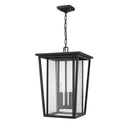 Z-Lite Seoul 3 Light Outdoor Chain Mount Ceiling Fixture image 9