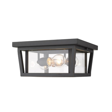 Z-Lite Seoul 3 Light Outdoor Flush Mount image 1