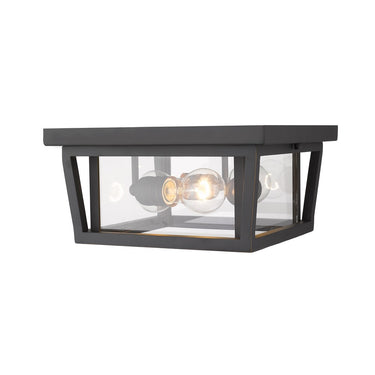Z-Lite Seoul 3 Light Outdoor Flush Mount image 3