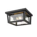 Z-Lite Seoul 3 Light Outdoor Flush Mount image 4