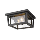 Z-Lite Seoul 3 Light Outdoor Flush Mount image 5