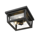 Z-Lite Seoul 3 Light Outdoor Flush Mount image 6