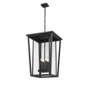 Z-Lite Seoul 4 Light Outdoor Chain Mount Ceiling Fixture image 2