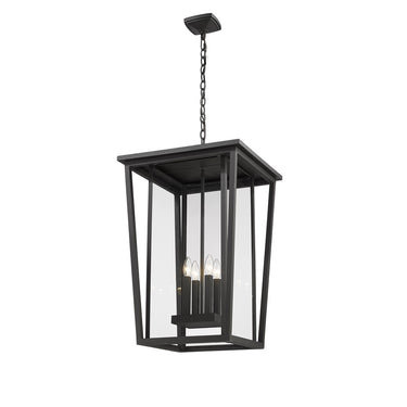 Z-Lite Seoul 4 Light Outdoor Chain Mount Ceiling Fixture image 2