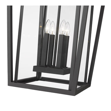 Z-Lite Seoul 4 Light Outdoor Chain Mount Ceiling Fixture image 3