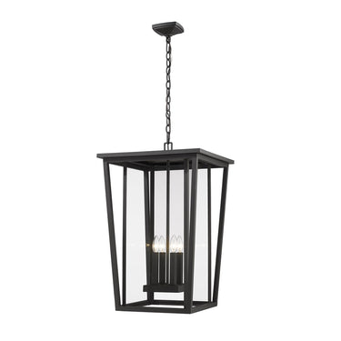 Z-Lite Seoul 4 Light Outdoor Chain Mount Ceiling Fixture image