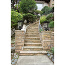 Z-Lite Seoul Glass 4 Light Outdoor Pier Mounted Fixture image 6