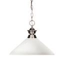 Z-Lite Shark 1 Light Pendant Brushed Nickel image