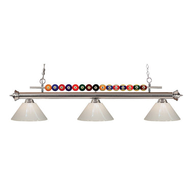 Z-Lite Shark Green 3 Light Billiard Light image 2