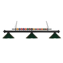 Z-Lite Shark Steel 3 Light Billiard Light image 1