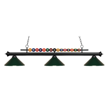 Z-Lite Shark Steel 3 Light Billiard Light image 1