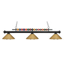 Z-Lite Shark Steel 3 Light Billiard Light image 3