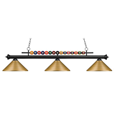 Z-Lite Shark Steel 3 Light Billiard Light image 4