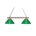 Z-Lite Sharp Shooter Polished Brass 2 Light Billiard Light image