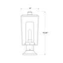 Z-Lite Sheridan 1 Light Outdoor Pier Mounted Fixture image 7