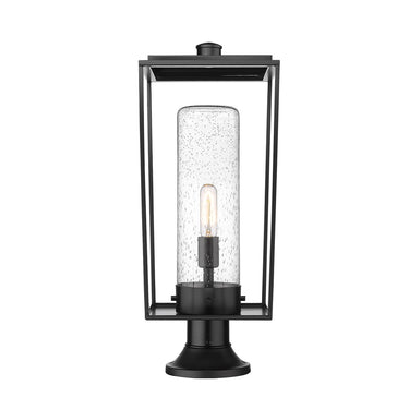 Z-Lite Sheridan Glass 1 Light Outdoor Pier Mounted Fixture image 2