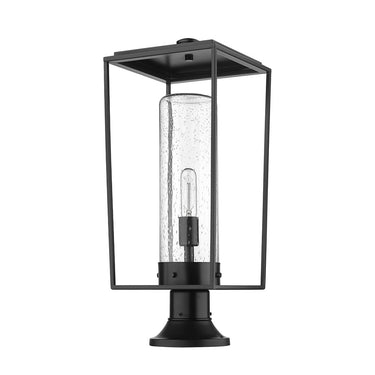 Z-Lite Sheridan Glass 1 Light Outdoor Pier Mounted Fixture image 4