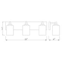 Z-Lite Soledad 3 Light Vanity Light image 24