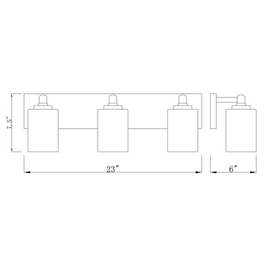 Z-Lite Soledad 3 Light Vanity Light image 24