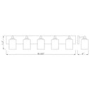 Z-Lite Soledad 5 Light Vanity Light image 24