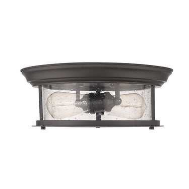 Z-Lite Sonna Clear Seedy 2 Light Flush Mount image 17