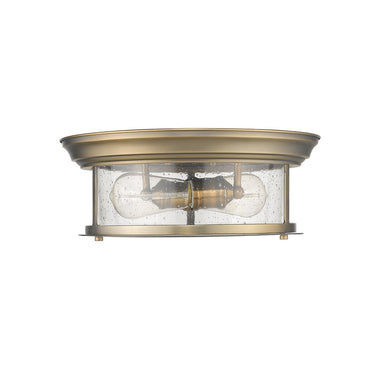 Z-Lite Sonna Clear Seedy 2 Light Flush Mount image 18