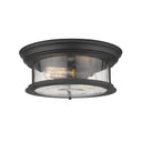 Z-Lite Sonna Clear Seedy 2 Light Flush Mount image 3