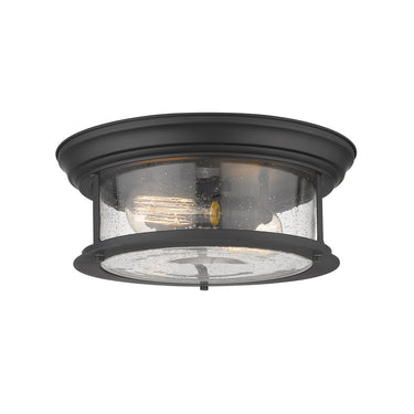 Z-Lite Sonna Clear Seedy 2 Light Flush Mount image 3