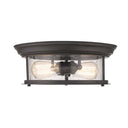 Z-Lite Sonna Clear Seedy 2 Light Flush Mount image 5