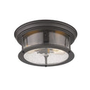 Z-Lite Sonna Clear Seedy 2 Light Flush Mount image 9