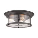 Z-Lite Sonna Clear Seedy 3 Light Flush Mount image 1