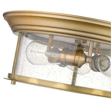 Z-Lite Sonna Clear Seedy 3 Light Flush Mount image 14