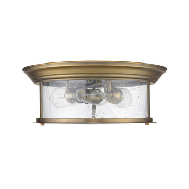 Z-Lite Sonna Clear Seedy 3 Light Flush Mount image 18