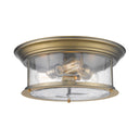 Z-Lite Sonna Clear Seedy 3 Light Flush Mount image 2