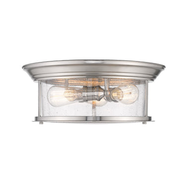 Z-Lite Sonna Clear Seedy 3 Light Flush Mount image 4