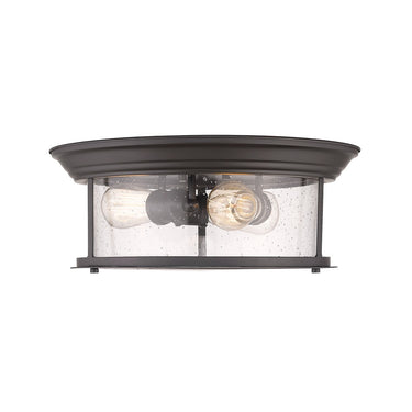 Z-Lite Sonna Clear Seedy 3 Light Flush Mount image 5